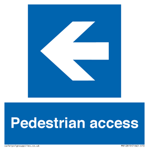 Pedestrian access